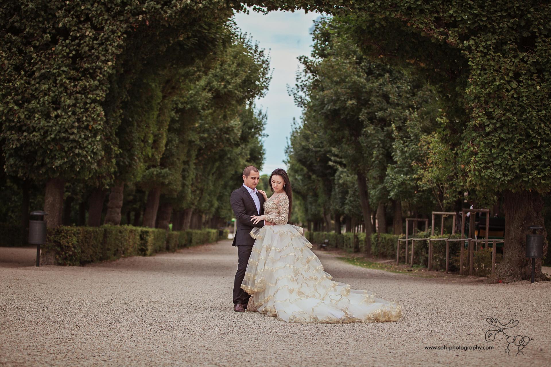 Hochzeit Fotoshooting im Schloss Schönbrunn Wien Fotografin – 5