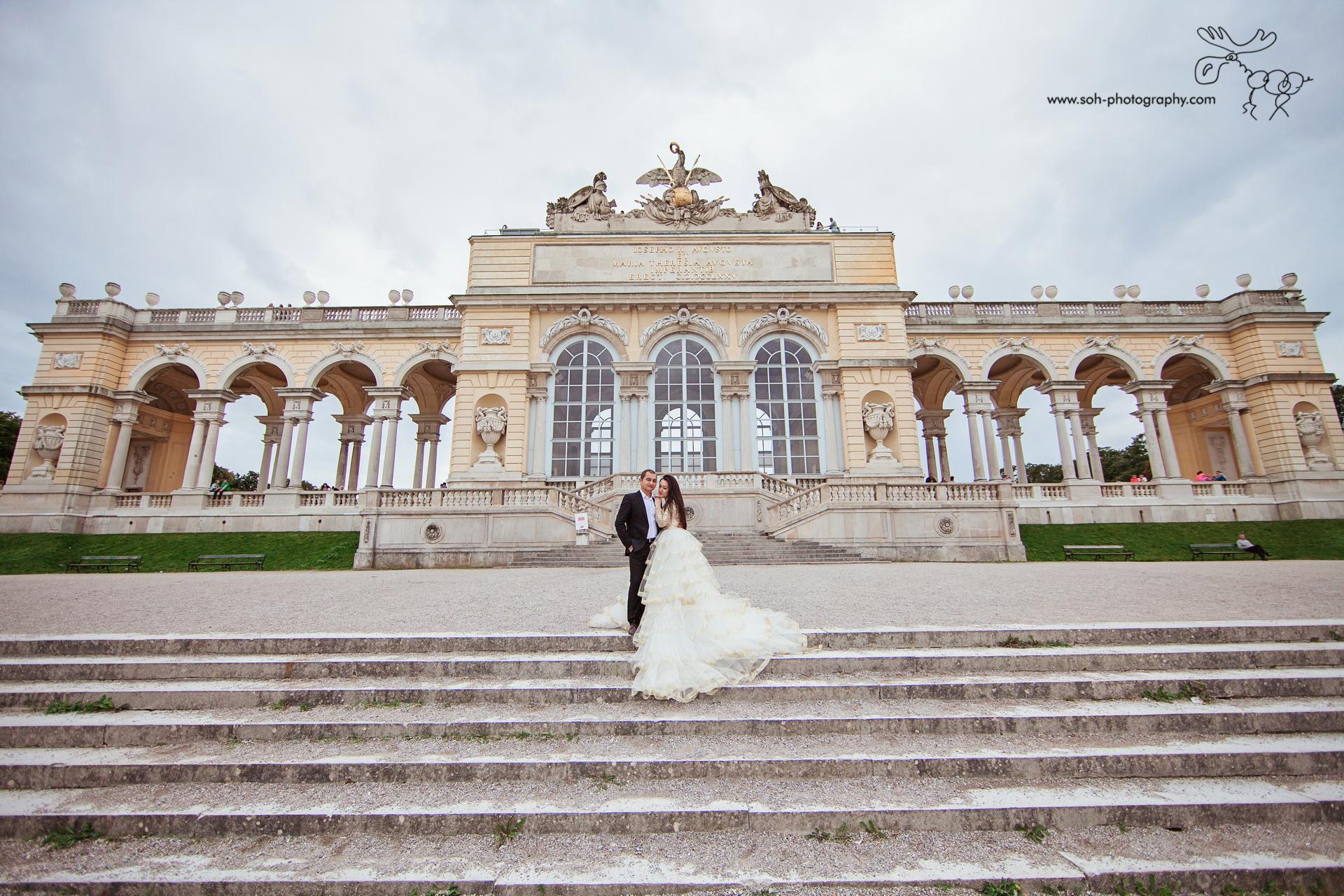 Hochzeit Fotoshooting im Schloss Schönbrunn Wien Fotografin – 6