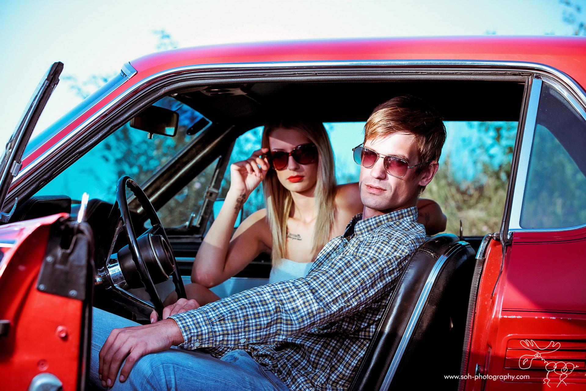Lovestory Shooting mit Ford Mustang in Bruck an der Leitha – 4