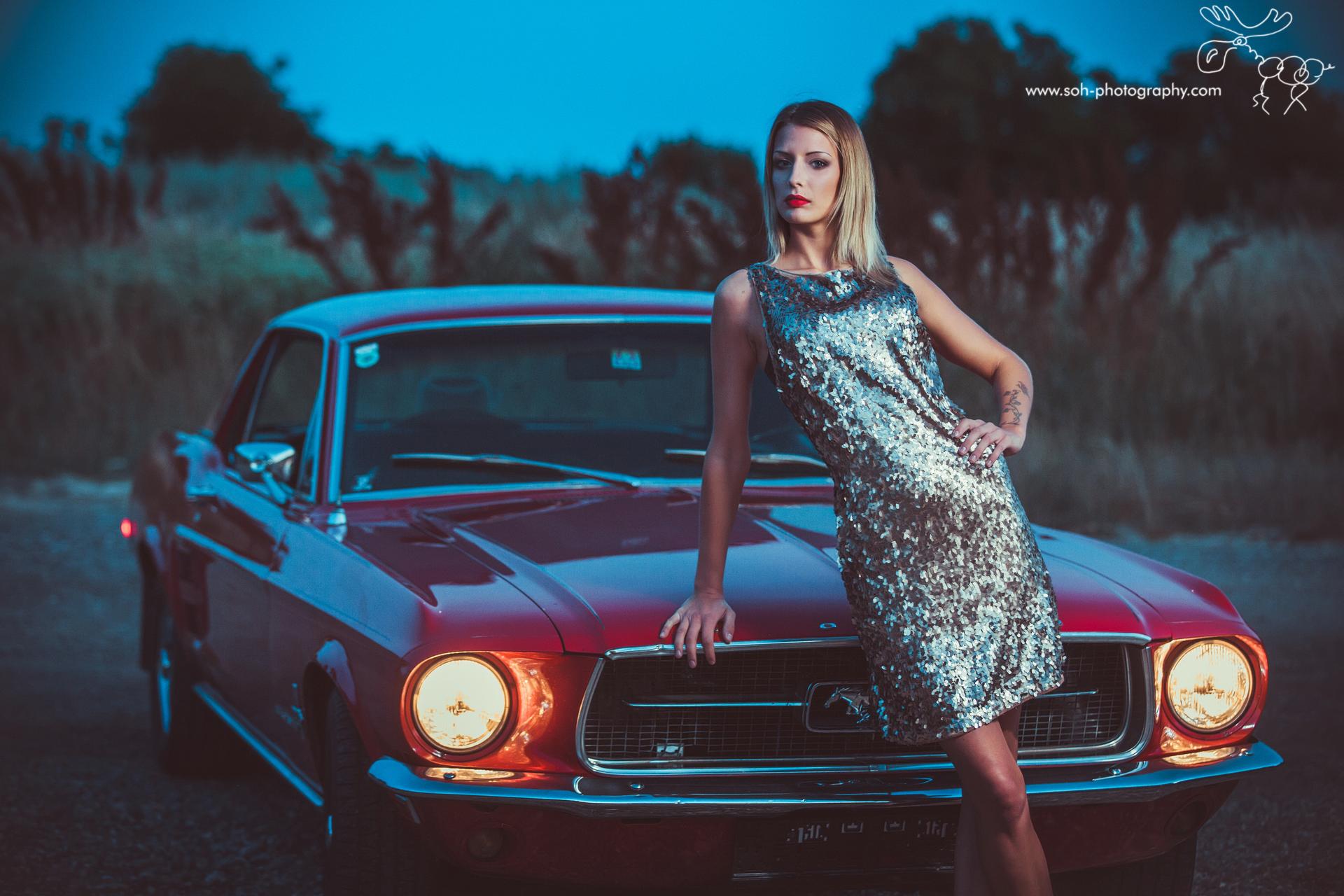 Lovestory Shooting mit Ford Mustang in Bruck an der Leitha – 10