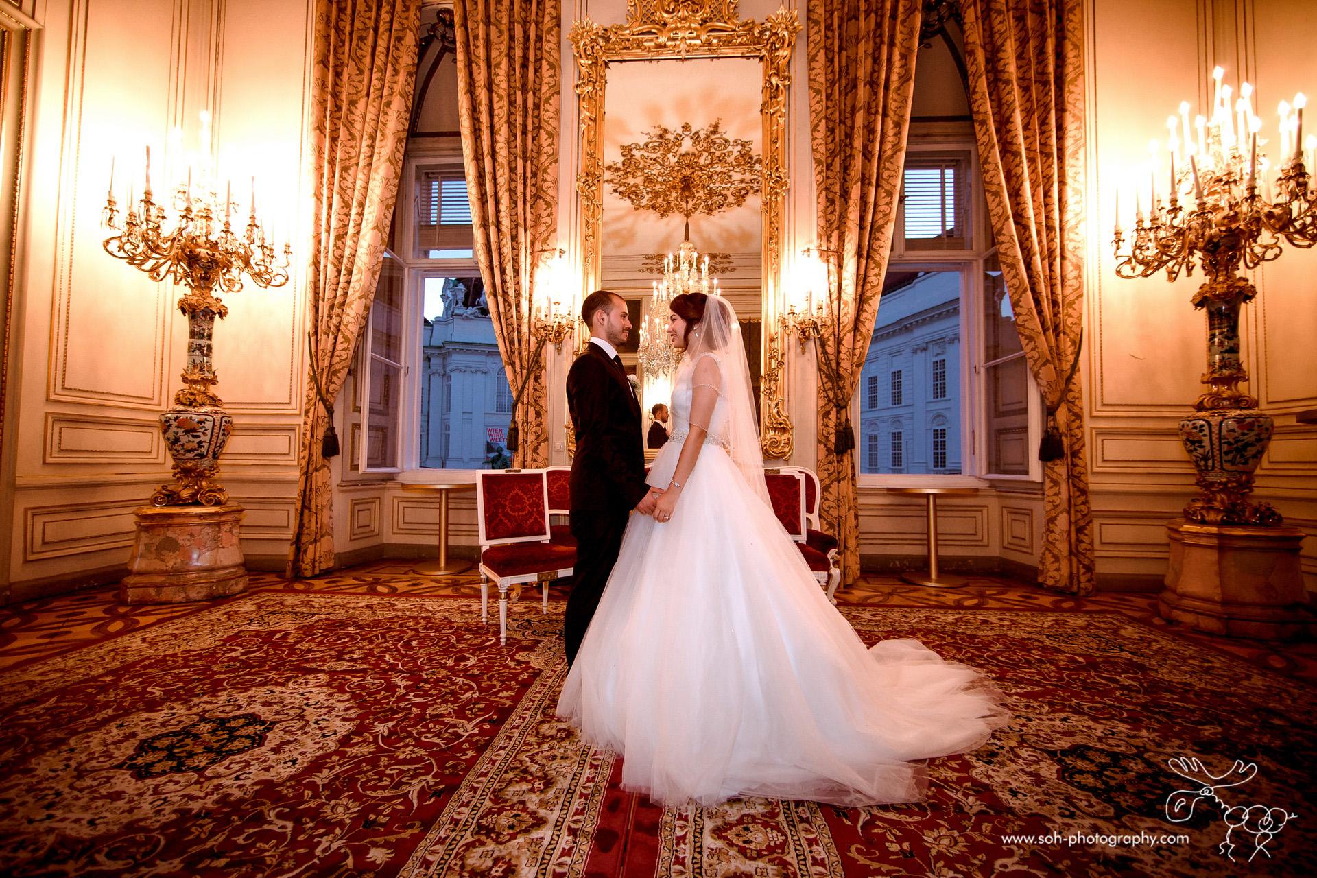 Hochzeit im Palais Pallavicini in Wien