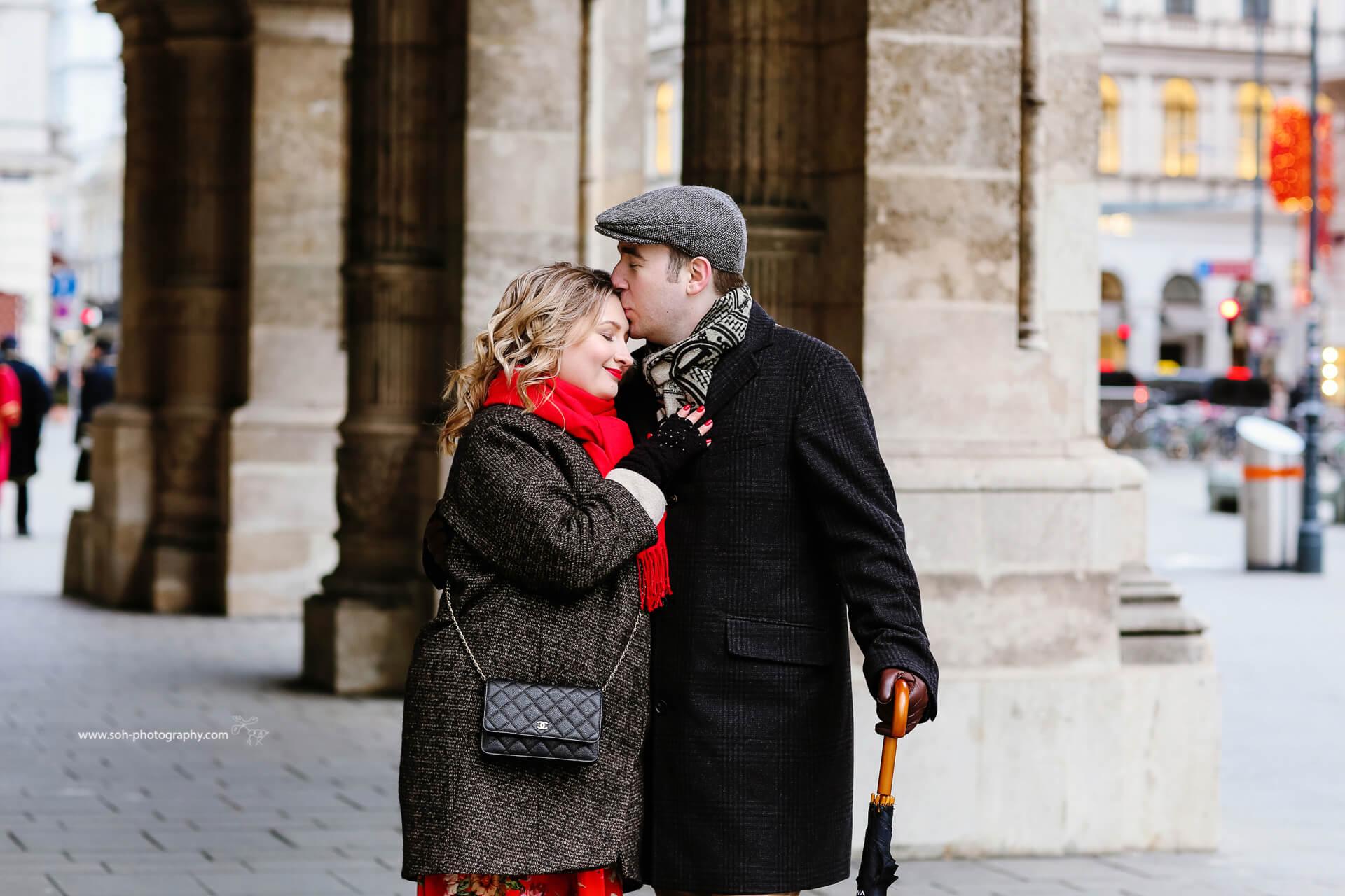 Lovestory Paarshooting Wien Weihnachts-Fotoshooting Fotografin Burgenland – 4