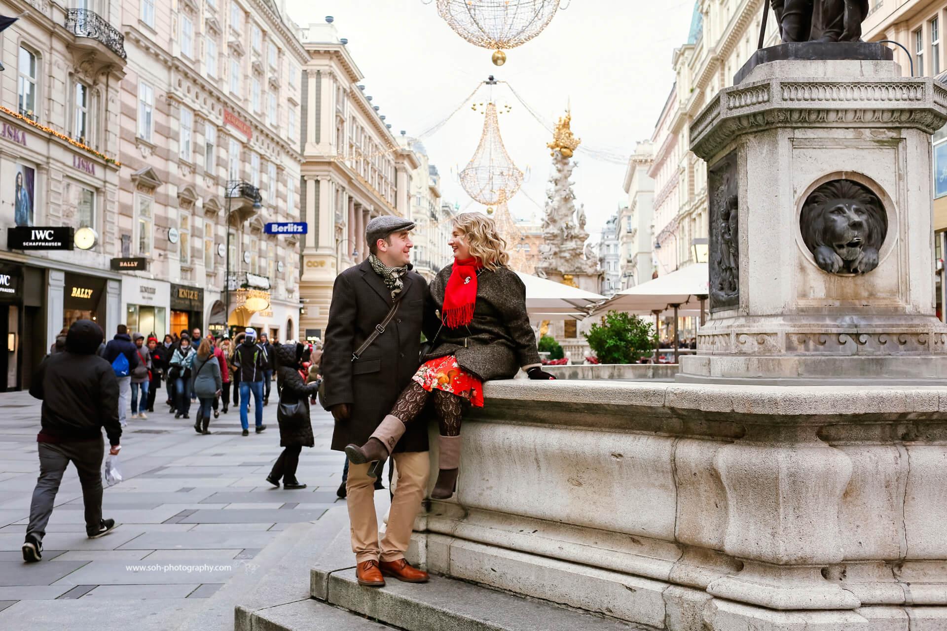Lovestory Paarshooting Wien Weihnachts-Fotoshooting Fotografin Burgenland – 5