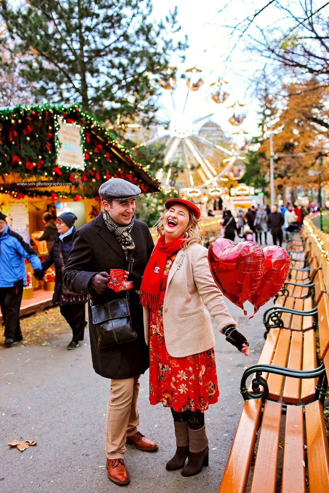 Lovestory Paarshooting Wien Weihnachts-Fotoshooting Fotografin Burgenland – 9