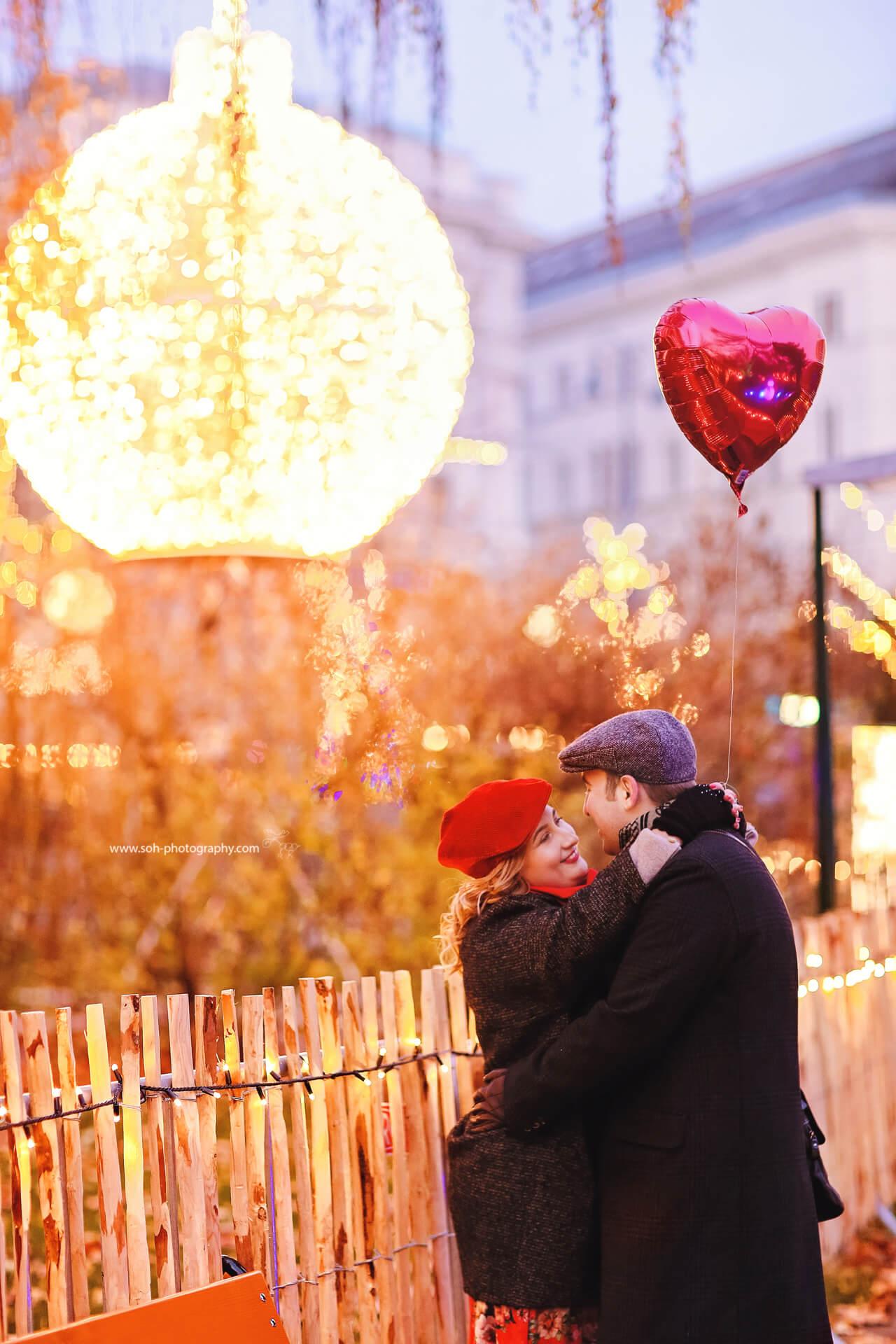 Lovestory Paarshooting Wien Weihnachts-Fotoshooting Fotografin Burgenland – 11