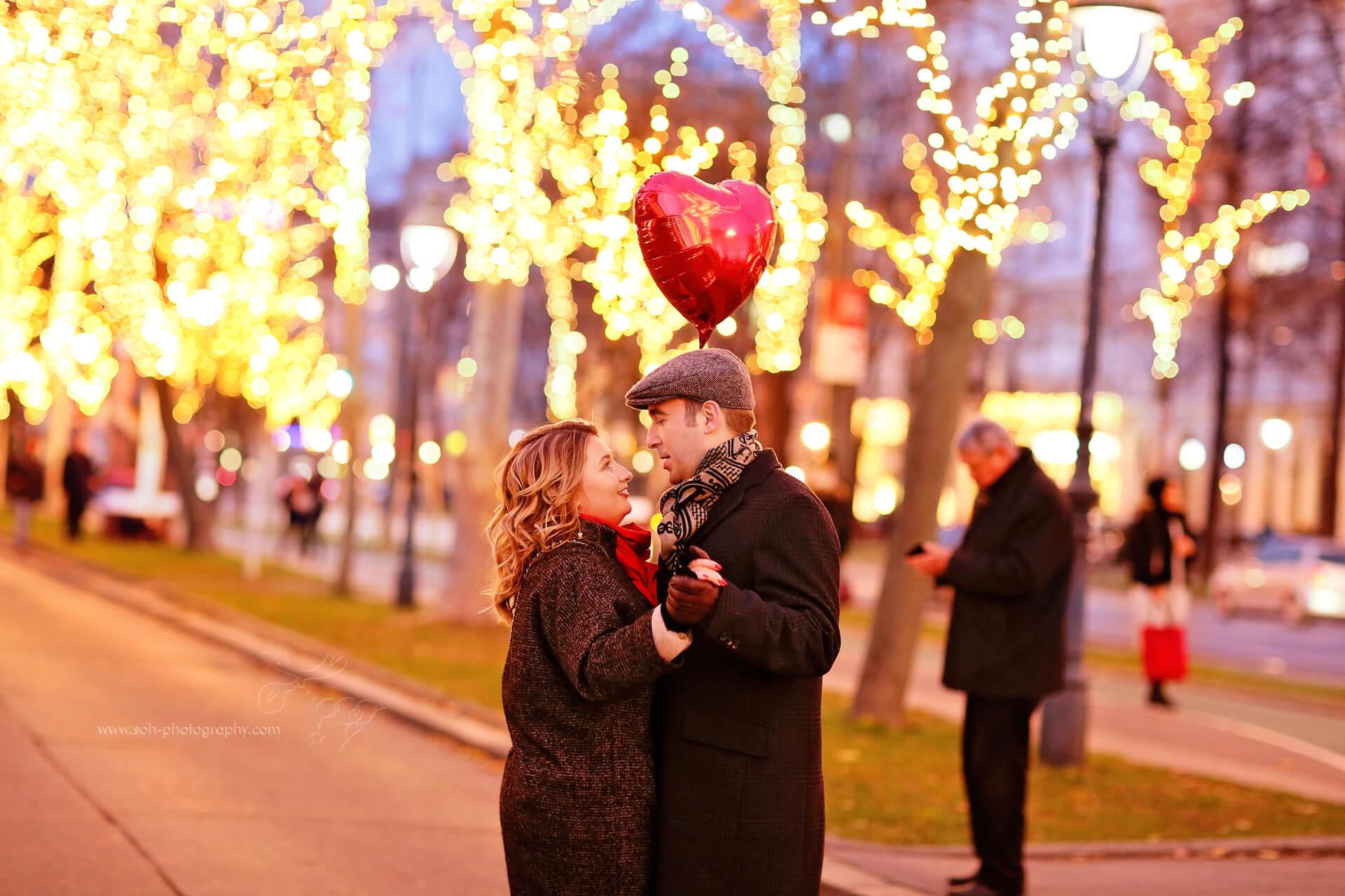 Lovestory Paarshooting Wien Weihnachts-Fotoshooting Fotografin Burgenland – 13