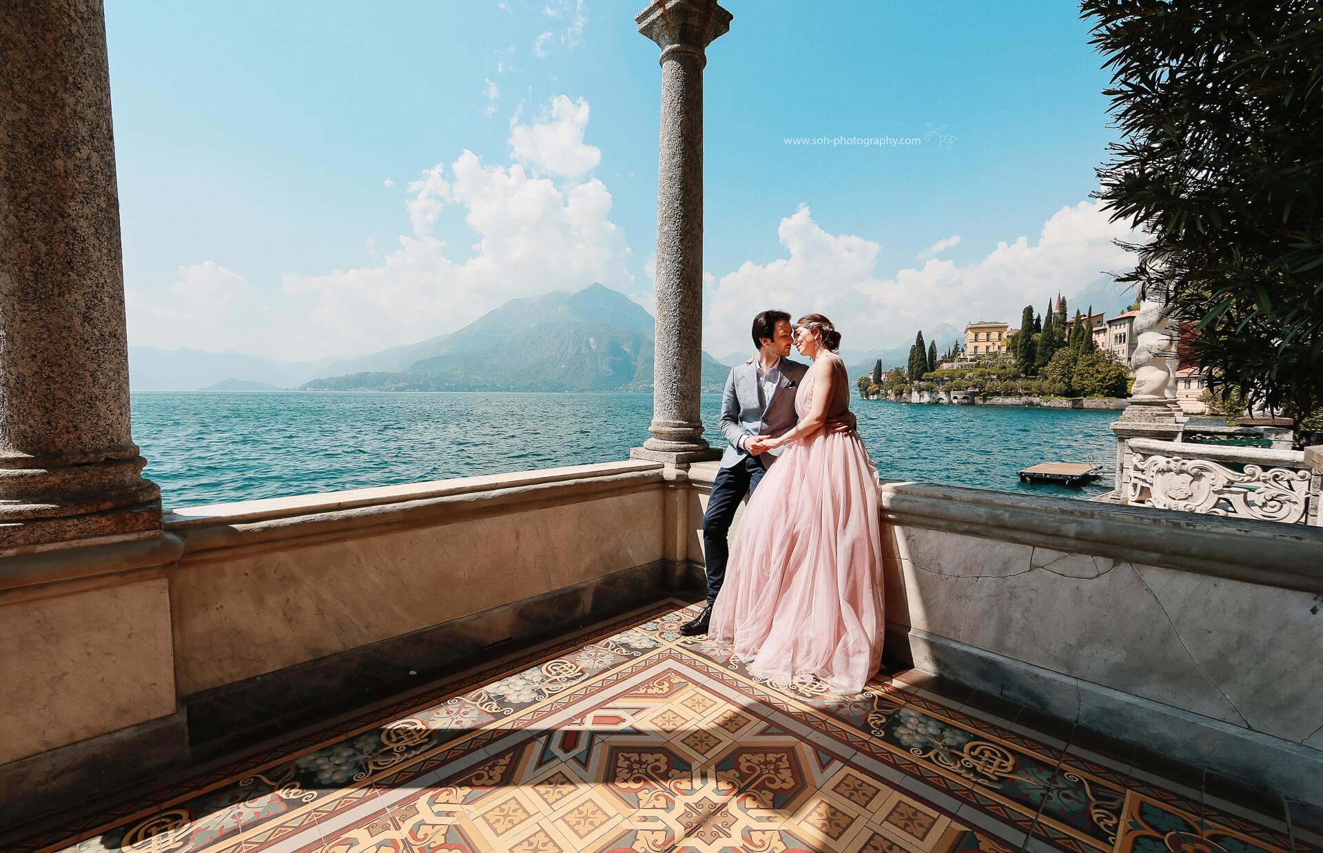 Hochzeit Fotoshooting am Comer See Italien Fotografin aus Wien – 14