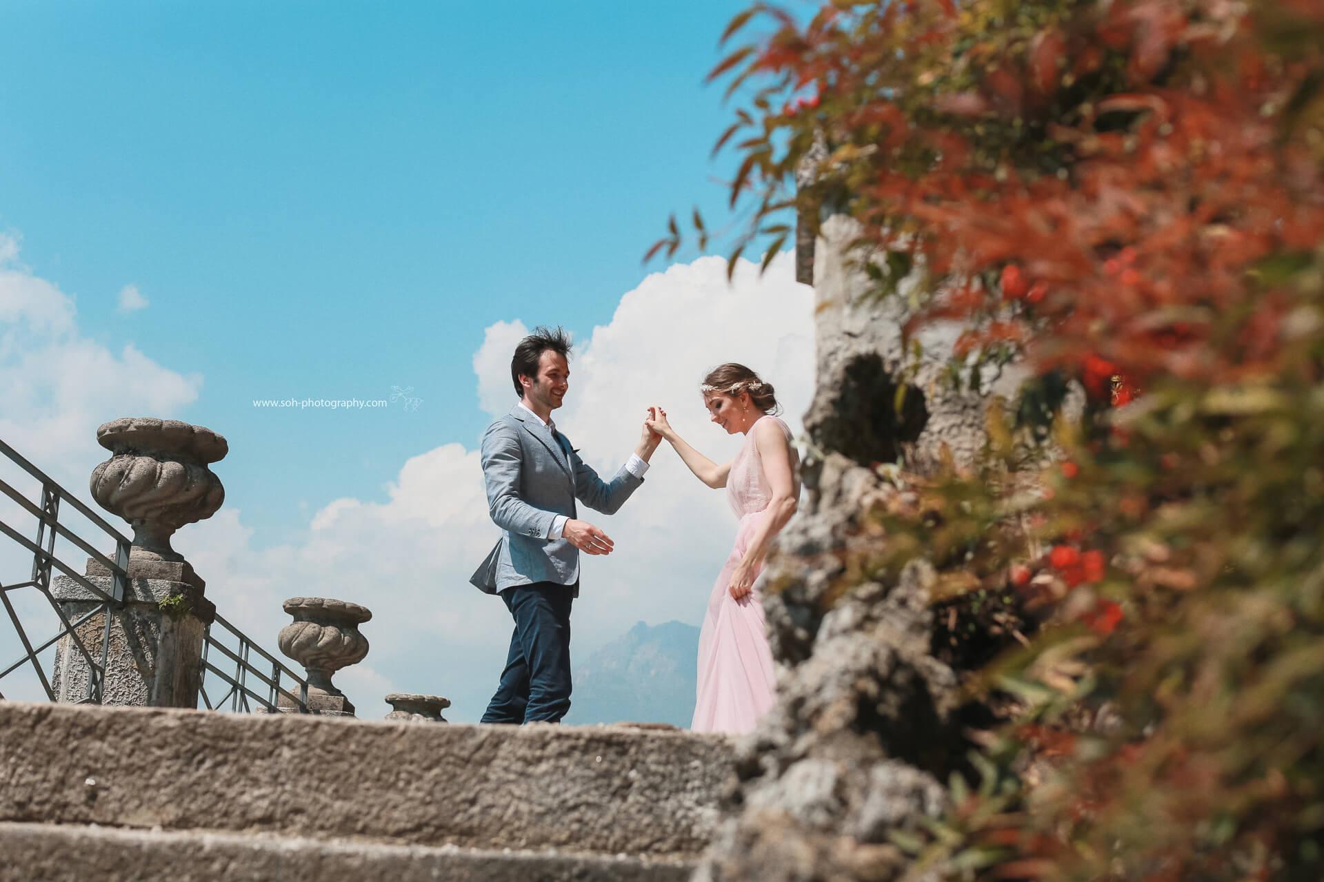 Hochzeit Fotoshooting am Comer See Italien Fotografin aus Wien – 15