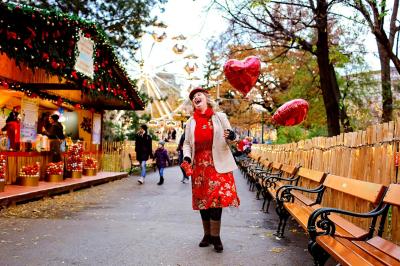 Paarshooting wien Weihnachts-Fotoshooting  фотограф в вене