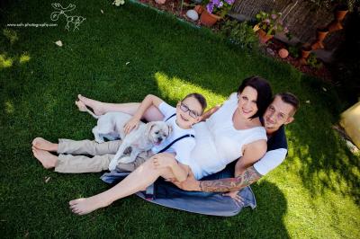 Babybauch Familienfotoshooting Trautmannsdorf