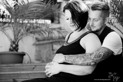 Babybauch Familienfotoshooting Trautmannsdorf