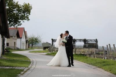 Hochzeit Höflein Kirche Limeshalle Kellergasse